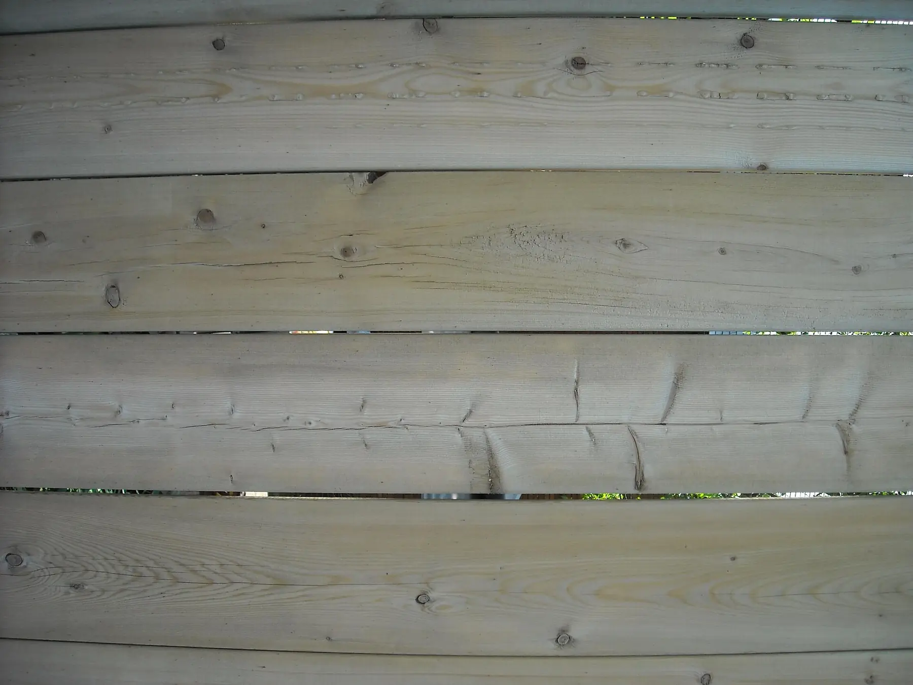 Onbehandelde houten planken